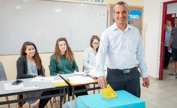 ירידה משמעותית באחוזי ההצבעה ביישובי יו"ש