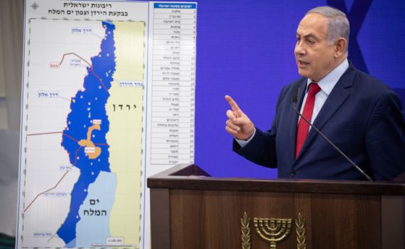 בעקבות בית הדין בהאג: הוקפאה החלת הריבונות