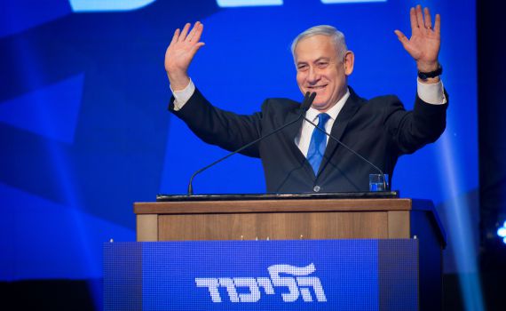 נתניהו בתגובה ראשונה: "ניצחון ענק לימין ולליכוד"