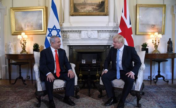 נתניהו נפגש עם ג'ונסון: "חבר טוב של העם היהודי"