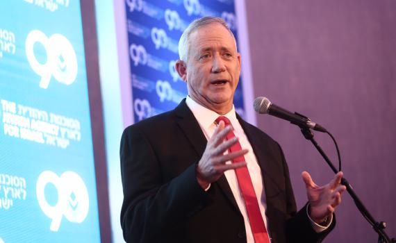 התרגיל של גנץ לנתניהו: ציטוט שלו על אולמרט