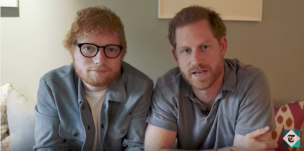 צפו: כוכב הפופ והנסיך הארי באיחוד מפתיע