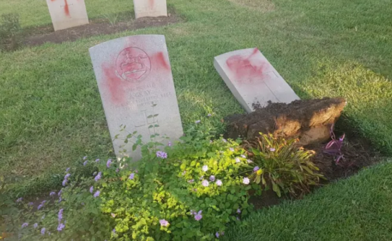 נתניהו: "רואים בחומרה את חילול הקברים בחיפה"