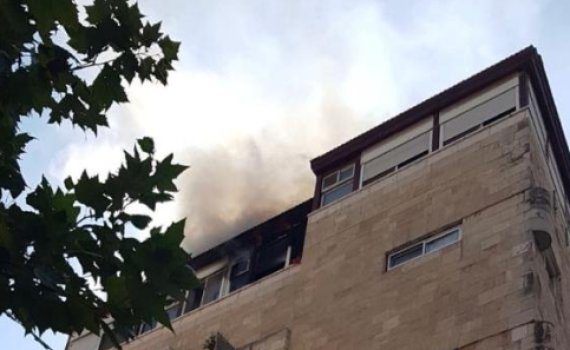 השריפה בי-ם: גבר נפצע אנושות, 3 פצועים קל