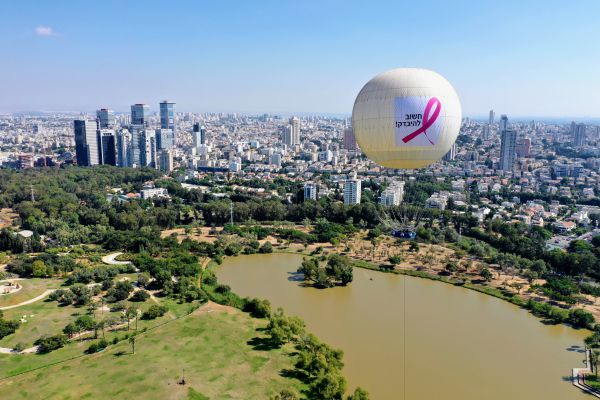 לראשונה: הכדור הפורח בת"א יעוטר בוורוד