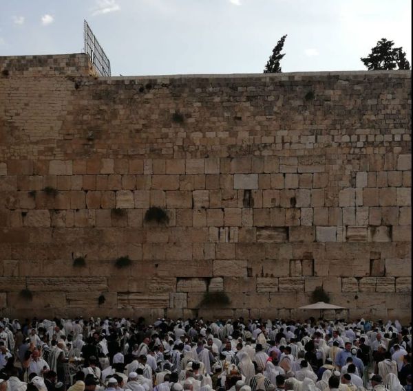 אלפים בכותל: שידור חי ממעמד ברכת הכהנים