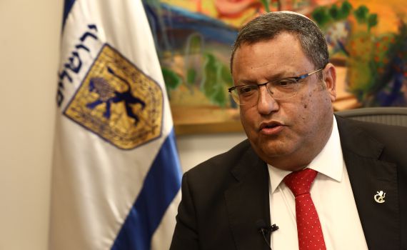 ראש העיר ירושלים משה ליאון מסכם שנה בסרוגים
