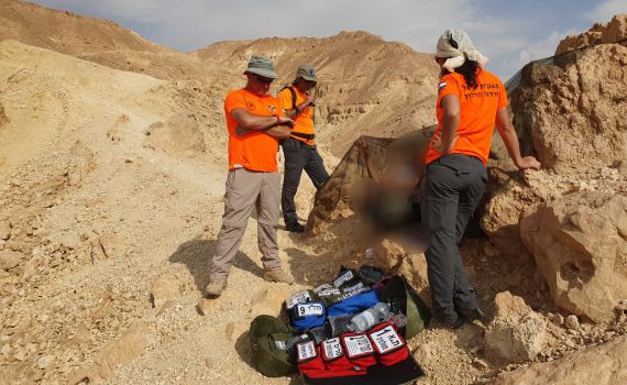 אילת: אם ובתה חולצו לאחר לילה במדבר ללא מים