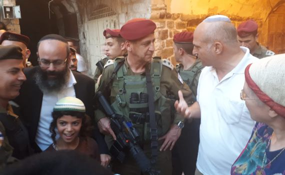 הרמטכ"ל אביב כוכבי הגיע לביקור במערכת המכפלה