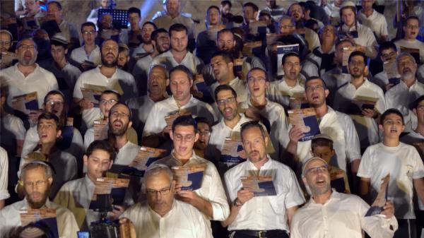 קאמבק היסטורי: 500 לויים חידשו את השירה בירושלים