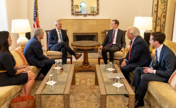 לפני ההצהרה: גנץ עודכן על שינוי המדיניות של ארה"ב