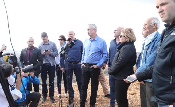גנץ: "חדירת הרחפן והירי לדרום – אירועים חמורים"