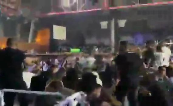 תיעוד מבאר שבע: מאות מבלים תפסו מחסה במועדון