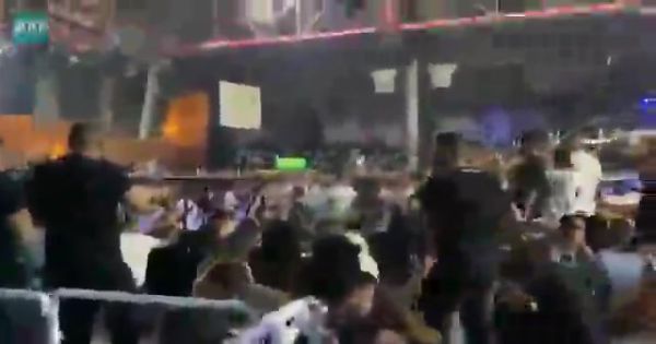 תיעוד מבאר שבע: מאות מבלים תפסו מחסה במועדון