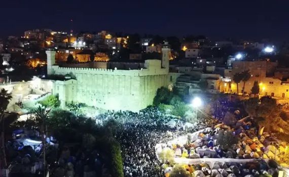 תיעוד ענק: 45 אלף איש בשבת חברון