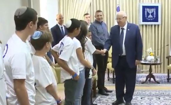 צפו: בר ובת מצווה ליתומי ויתומות צה"ל בבית הנשיא