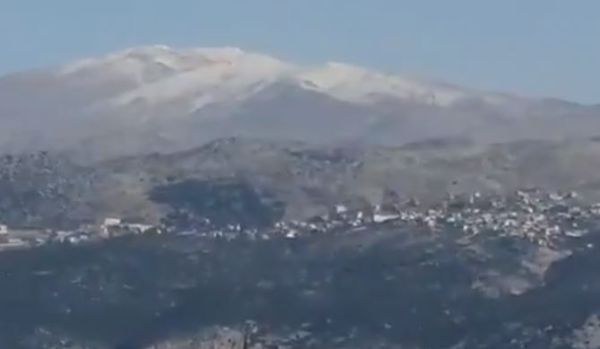 ברוכים הבאים: השלג הגיע לחרמון. צפו בתיעוד