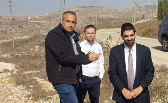 לקראת הסדרת עפרה: ח"כ מלכיאלי סייר ביישוב