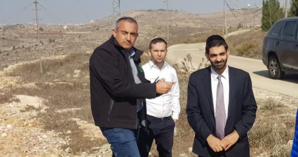 לקראת הסדרת עפרה: ח"כ מלכיאלי סייר ביישוב