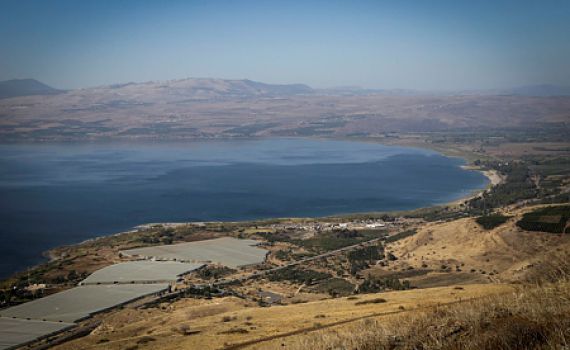 למרות הגשמים: מפלס הכנרת ממשיך לרדת