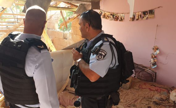 פגיעה ישירה בבית בנתיבות; הבית נהרס, אין נפגעים