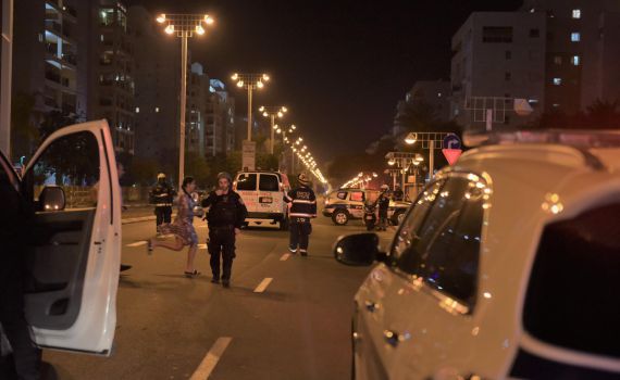 יירוטים מעל אשדוד ואשקלון, צה"ל תוקף בעזה
