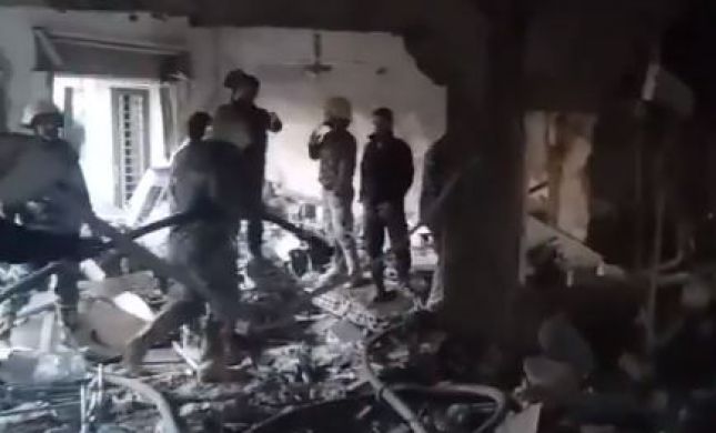  צפו: ביתו של בכיר הג'יהאד האסלאמי שהותקף בדמשק