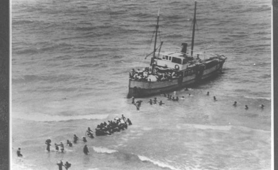 היום בהיסטוריה: אניית המעפילים על שם הל"ה