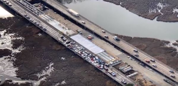 תאונת ענק בארה"ב: 69 כלי רכב התנגשו אחד בשני