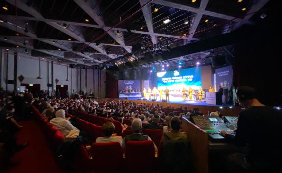 נעם  ניסים שריקי זוכה החידון העולמי של התלמוד הישראלי