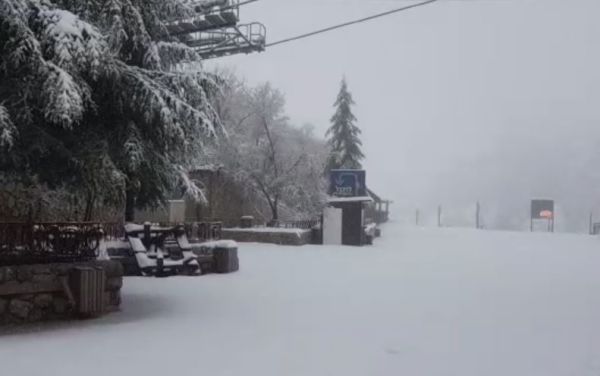 החרמון כוסה לבן; זרימות אדירות בנחלי הצפון. צפו