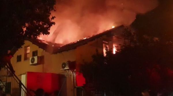 אסון ביישוב רבבה: הבית נשרף באמצע האירוסין. צפו