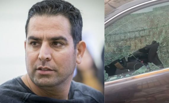 "תוצאה של הסתה": רכבו של מני נפתלי נפרץ והושחת
