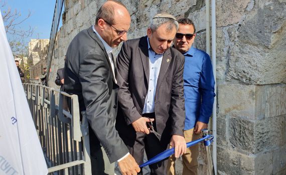 אחרי 5 שנים: טיילת החומות הצפונית פתוחה לכל אורכה