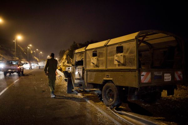 תאונה קשה בין עפרה לבית אל; מסוקים צבאיים הוזנקו לאירוע