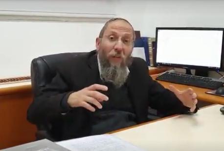 צפו: הרב רימון מחזק את הקמפיין של פתיל תכלת