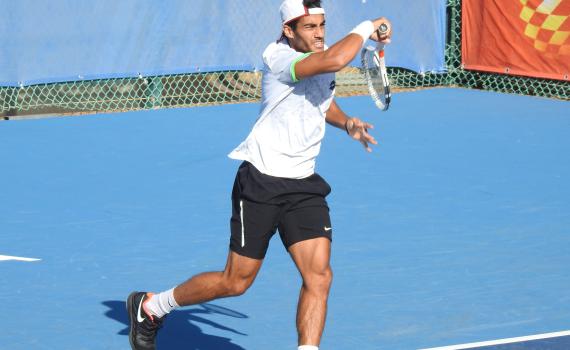 אליפות ישראל בטניס: דניאל צוקרמן ולינה גלושקו בחצי