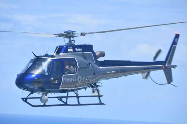 צפו: כך חילץ טייס מסוק משטרתי נהג שהיה במצוקה