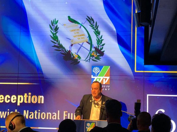 נשיא גואטמלה: "אתם חלק ממהלך של 3,500 שנה"