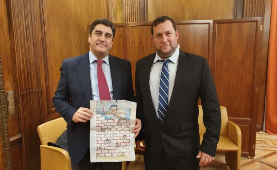 פעילי BDS הפיצו כרזה אנטישמית נגד יוסי דגן