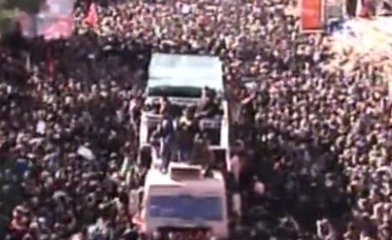 נמחצו למוות: 35 הרוגים בהלוויית סולמאני באיראן