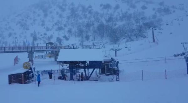 הסערה בעיצומה: שלג כבד ירד בחרמון. צפו