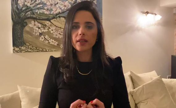 שקד מגבירה לחץ: "אסור לדחות את החלת הריבונות"