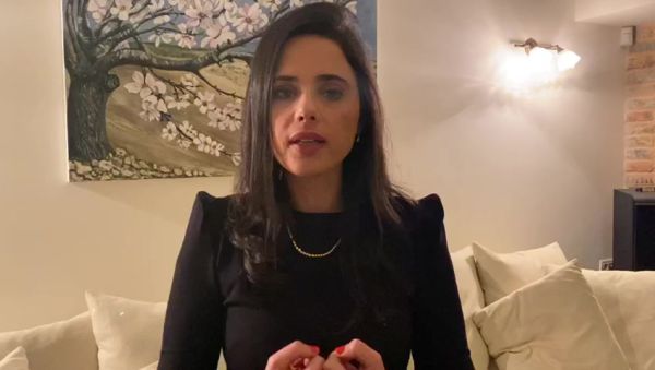 שקד מגבירה לחץ: "אסור לדחות את החלת הריבונות"