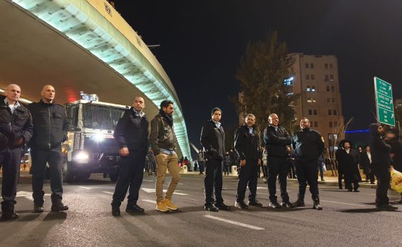 חשוד נעצר בתום מרדף בי-ם, חשש שתכנן פיגוע