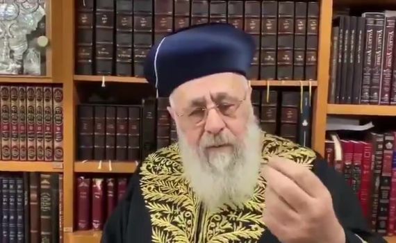 אחרי הסערה| הרב הראשי מבהיר:למי באמת התכוונתי?