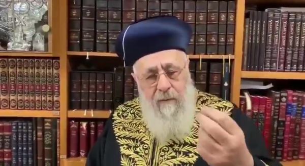 אחרי הסערה| הרב הראשי מבהיר:למי באמת התכוונתי?