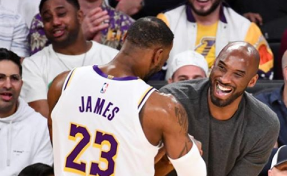 "אמשיך את המורשת שלך": לברון נפרד מקובי בראיינט