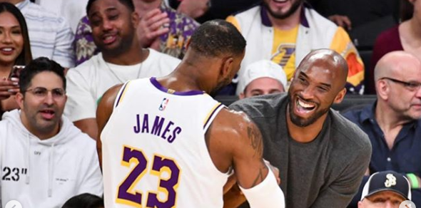 "אמשיך את המורשת שלך": לברון נפרד מקובי בראיינט