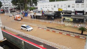 נהגים שימו לב: זה הכביש המרכזי שנחסם לתנועה בגלל מזג האוויר